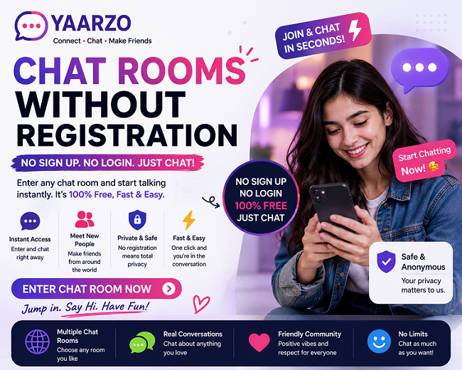 chat rooms without registration